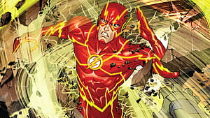Comic, Flash, HD wallpaper