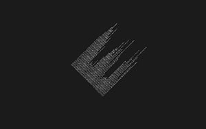 Binary Code Minimalism, ubuntu, linux, terminal, hacker, computer, minimalism, binary, HD wallpaper