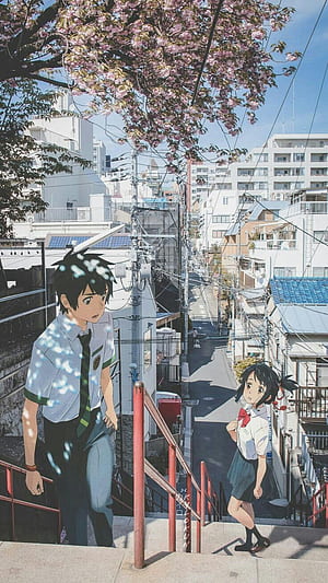 Your name, Your Name Stairs, HD phone wallpaper