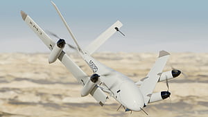 Pterodynamics UAV 3D Render. RenderHub, HD wallpaper