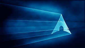 Arch Linux, Dark Arch Linux, HD wallpaper