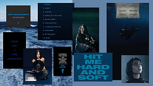 Billie Eilish Hit Me Hard And Soft by coco.line_07, HD wallpaper