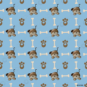 Dog Pattern, HD phone wallpaper