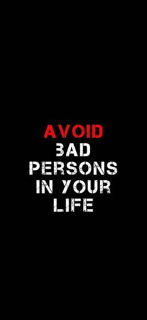 Avoid Bad, HD phone wallpaper