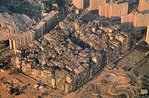 Girard G., Lambot I. Life in Kowloon Walled City, HD wallpaper