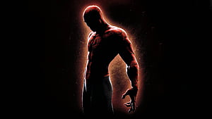 Spider Man Cool Black Background , Superheroes , and Background, Dark Spiderman, HD wallpaper