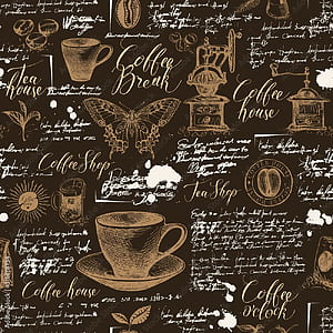 Vector seamless pattern, Brown Theme, HD phone wallpaper