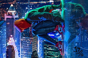 The Spider Verse New York, Spider Man New York, HD wallpaper