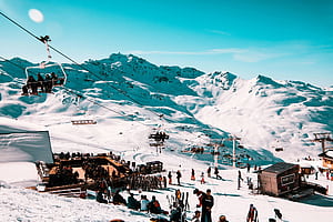 Ski Resort ., Ski Slopes, HD wallpaper