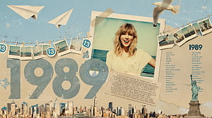 1989 Vintage Pop-Icon Collage — Quad, Taylor Swift, Vintage, Collage, Celebrity, HD wallpaper