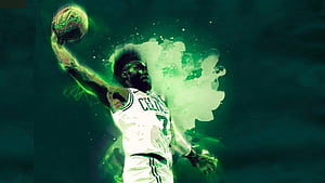 Jaylen Brown Boston Green Lantern Dunk, Jalen Brown, HD wallpaper