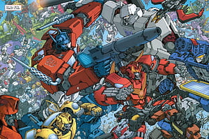 Transformers Comics, HD wallpaper