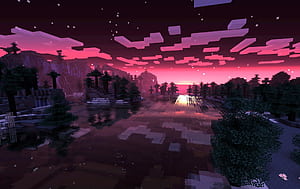 Minecraft Server, HD wallpaper