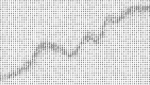 Gradient Binary Code Digits Background Decrypt White Computer Vector, Decrypt, White, Computer Illustration Background And For, HD wallpaper