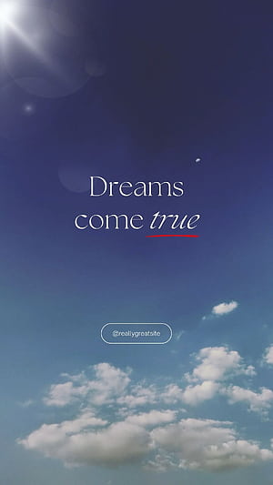 and customizable, Dreams Come True, HD phone wallpaper