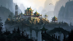 Traditional China, HD wallpaper