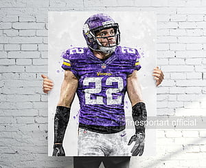 Harrison Smith Minnesota Poster, Canvas, Football Print, Sports Wall Art, Man Cave, Gift, Kids Room Decor, HD wallpaper