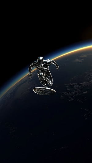 Abram, Silver Surfer In Space, HD phone wallpaper