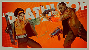 Deathloop performance, RT technology, Dynamic resolution, Smooth framerate, HD wallpaper