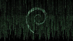linux, matrix, debian, HD wallpaper