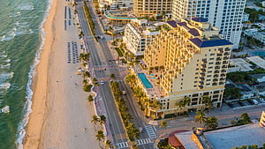 The Atlantic Hotel & Spa Fort Lauderdale, Beach Hotel, HD wallpaper