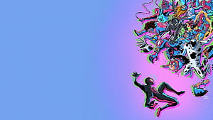 Across The Spider VerseK Ultra, Miles Morales Collage, HD wallpaper