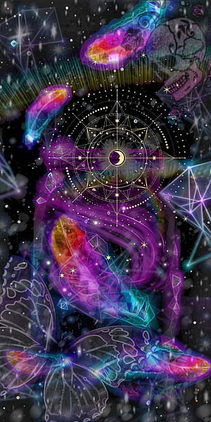 Watching me, alone, death, life, magic, see, spell, spirit, spiritual, spirituality, phone, HD phone wallpaper