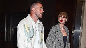 Fans react after Swift and Kelce go, Travis Kelce and Taylor Swift, HD wallpaper