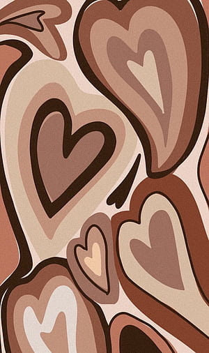 iPhone pattern, Brown Theme, HD phone wallpaper