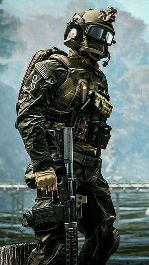 Army commando, Black Commando, HD phone wallpaper