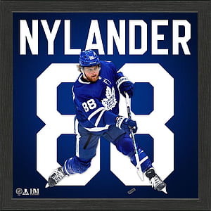 Toronto Maple Leafs William Nylander Highland Mint 13'' x 13'' Impact Jersey Framed, HD phone wallpaper