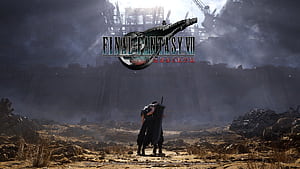 FF7 Rebirth official Cloud & Zack, Final Fantasy VII Rebirth, HD wallpaper