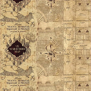 Hogwarts Map, HD phone wallpaper