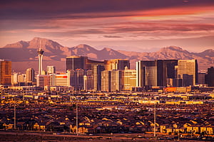 Las Vegas Sunset Wall Mural, HD wallpaper