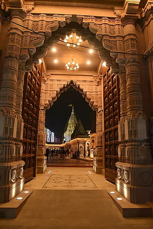 Kashi Vishwanath corridor entrance. Varanasi, Temple graphy, Varanasi graphy beautiful, HD phone wallpaper