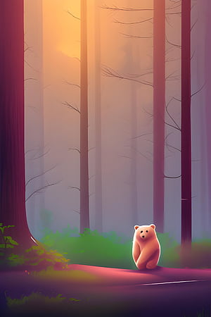 Vector forest, HD phone wallpaper