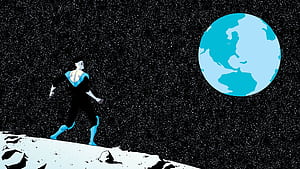 Comics Invincible, Space Comic, HD wallpaper