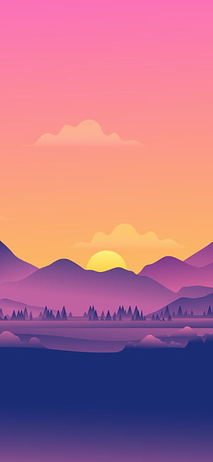 Simple Landscape, HD phone wallpaper