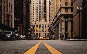 buildings, architecture, city, road, marking ultra 16:10 background, HD wallpaper