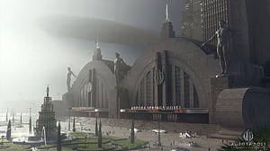 Cool Sci Fi Decopunk By Tim Razumovsky, HD wallpaper