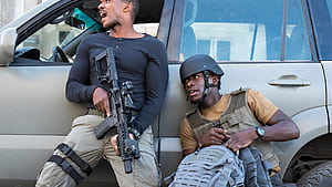 Outside The Wire Review: Netflix's Sci Fi Action Film Has Ludicrous Fun With An Android Anthony Mackie, HD wallpaper