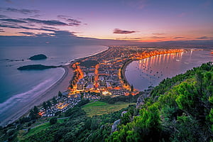 Bay of Plenty, North Island. New Zealand Destinations, Mount Maunganui, HD wallpaper