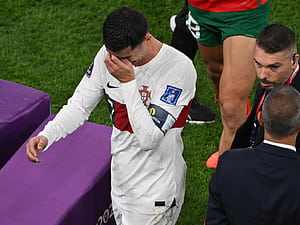 Cristiano Ronaldo crying, World Cup 2022: Hero moment never came, HD wallpaper