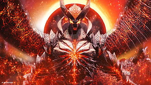 Elder scrolls protag's vs dante sin devil trigger, HD wallpaper