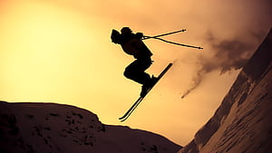 ski, HD wallpaper