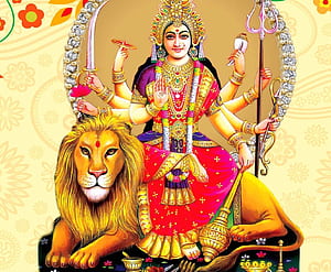 Durga Devi, HD wallpaper
