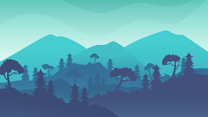 Forest Oled, HD wallpaper