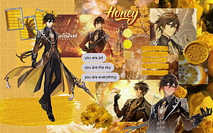 The god of contracts, Genshin Aesthetic, HD wallpaper