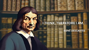 Descartes' Mind Blowing Truth: 'I Think, HD wallpaper