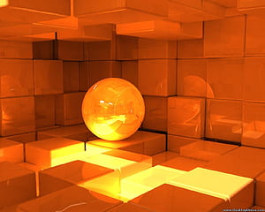 3D Box, HD wallpaper